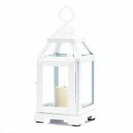 White Mini Contemporary Lantern