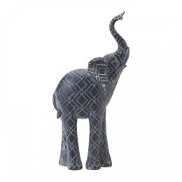Etched Elephant Figurine