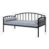 Twin size Modern Black Metal Daybed for Bedroom or Living Room