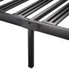 California King Metal Platform Bed Frame with Heavy Duty Slats