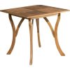 Outdoor Solid Wood 31.5 inch Square Patio Dining Table