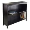 Espresso Sturdy 3 Tier Bookcase Shelf Dresser
