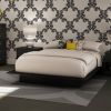 Full / Queen size Modern Platform Bed Frame with 2 Storage Drawers