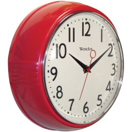 Westclox 9.5&quot; Retro 1950s Kitchen Wall Clock