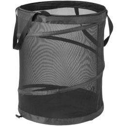 Honey-can-do Large Mesh Pop-up Hamper With Handles (pack of 1 Ea)
