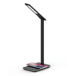 Supersonic Led Desk Lamp With Qi Charger (black) (pack of 1 Ea)