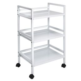 Honey-can-do Metal Rolling Cart (white) (pack of 1 Ea)