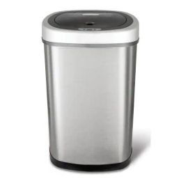 Stainless Steel Touchless Hands-Free Trash Can - 13.2 Gallon size